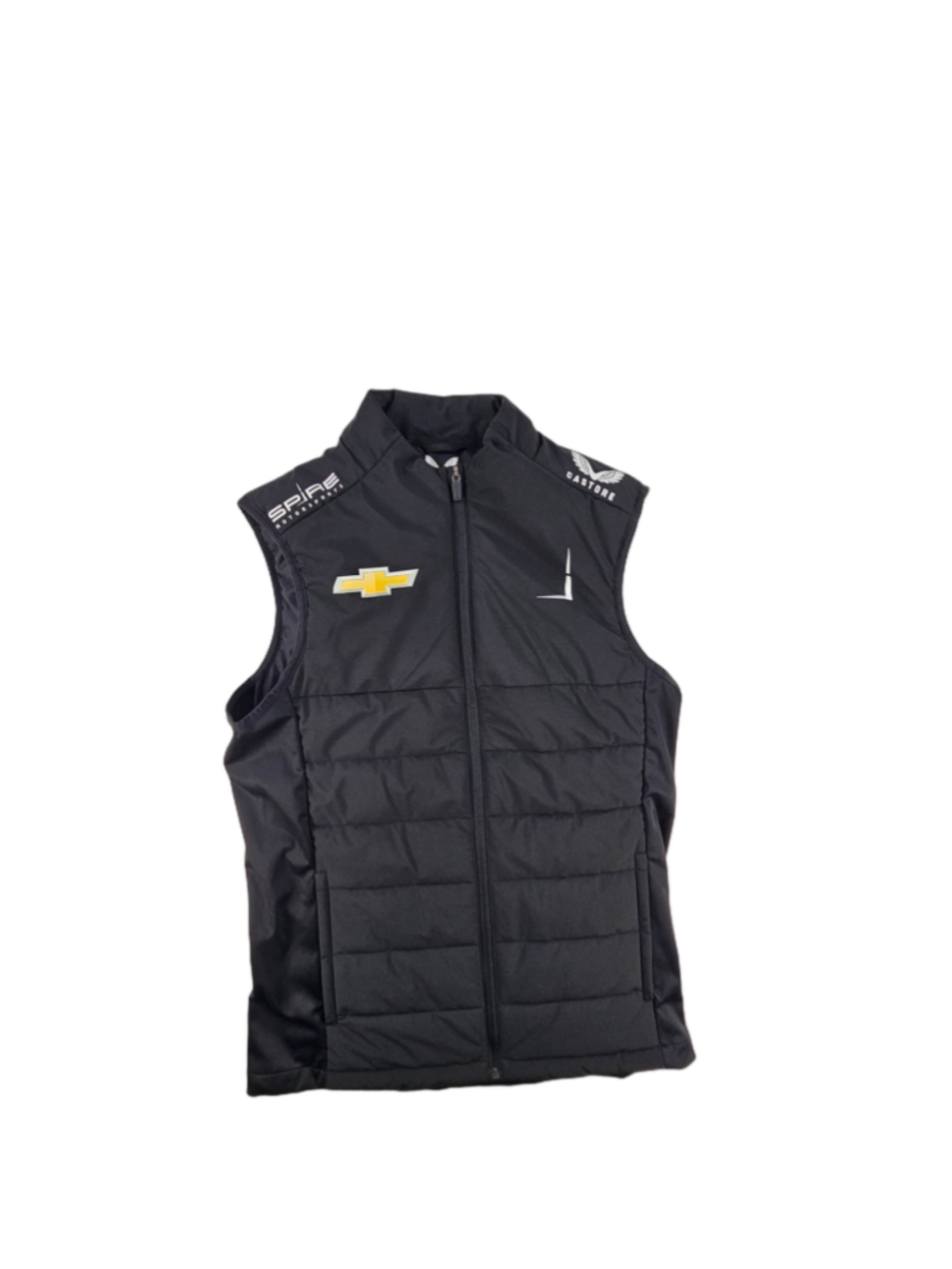 Castore Spire Motorsports Chevrolet NASCAR Team Vest Mens XS Black Racing